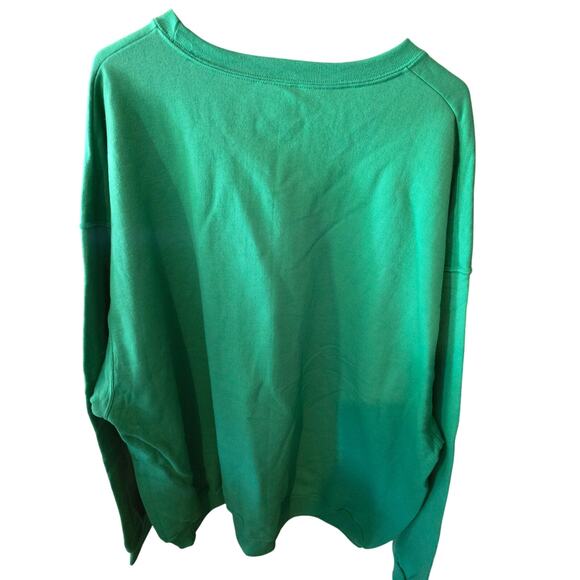 Lost Gods Christmas Sweatshirt 3x Womens Plus Size Naughty List Green Holiday - Picture 4 of 4